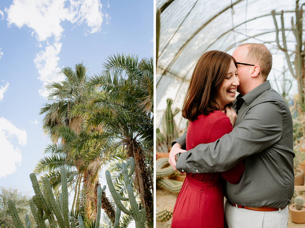 Vibrant Desert Engagement Session in Palm Springs. Adventure wedding and elopement
photography by Wildflower Photo Co.