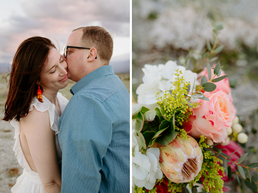 Vibrant Desert Engagement Session in Palm Springs. Adventure wedding and elopement
photography by Wildflower Photo Co.