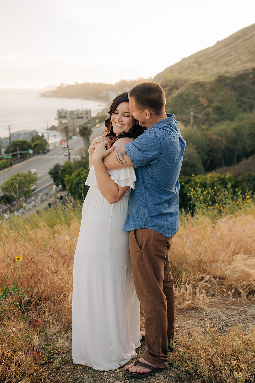 Stunning Sunset Couple Session in Malibu.
Adventure wedding and elopement photography by Wildflower Photo Co.