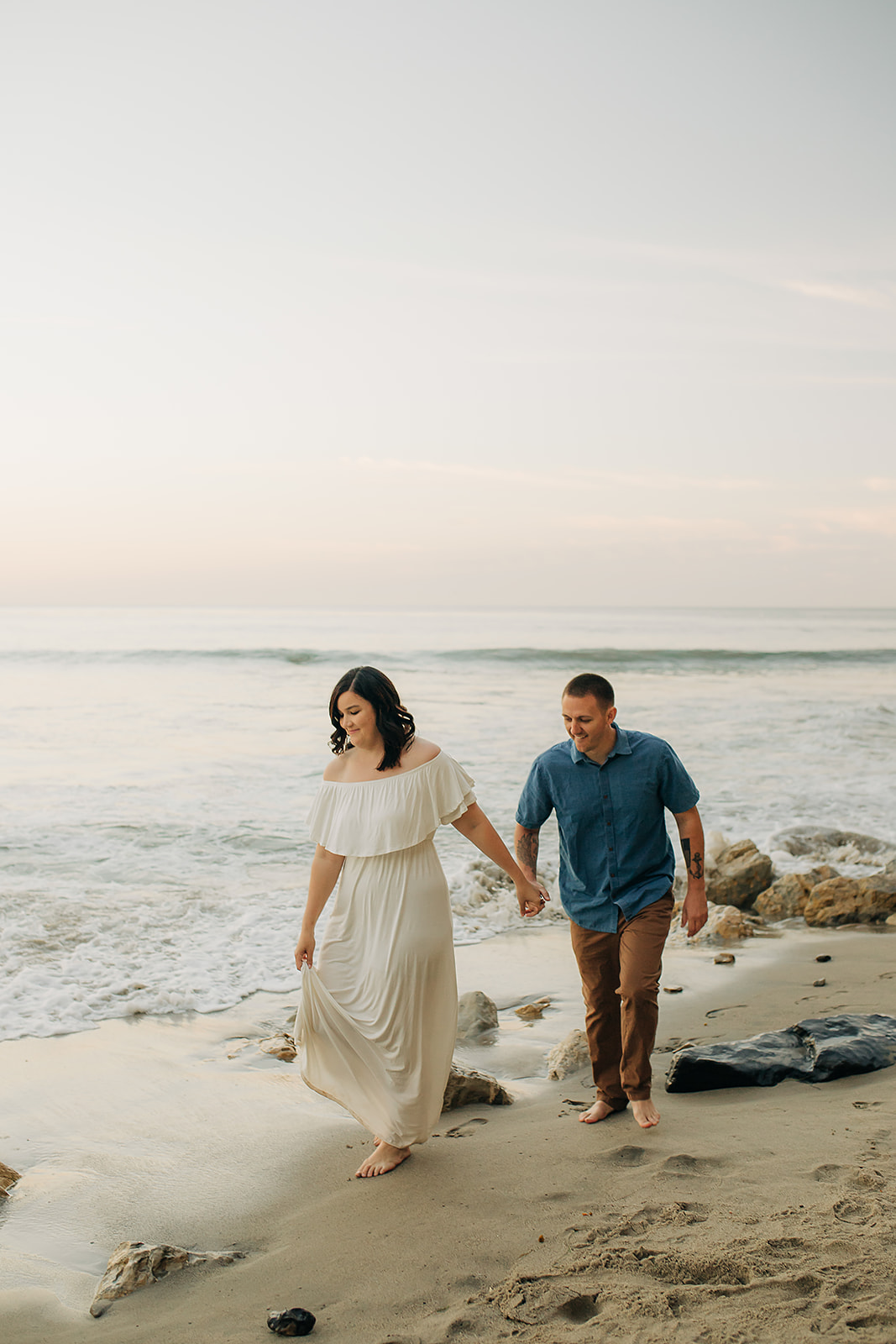 Stunning Sunset Couple Session in Malibu.
Adventure wedding and elopement photography by Wildflower Photo Co.