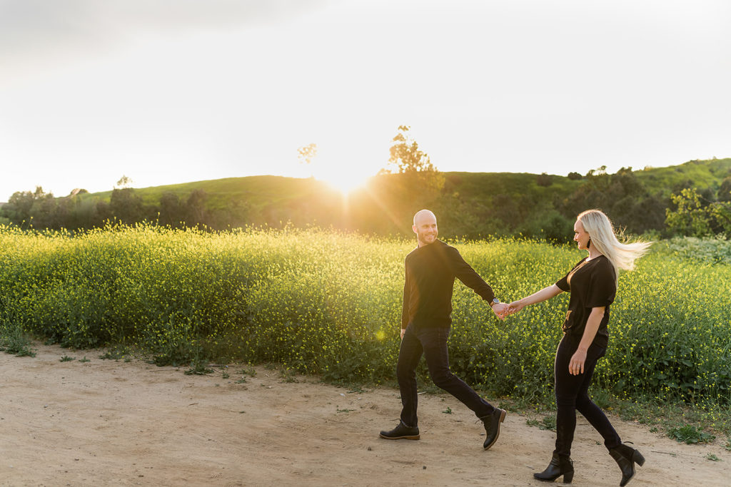 Beautiful Wildflower Engagement Session in Southern California.
Adventure wedding and elopement photography by Wildflower Photo Co.