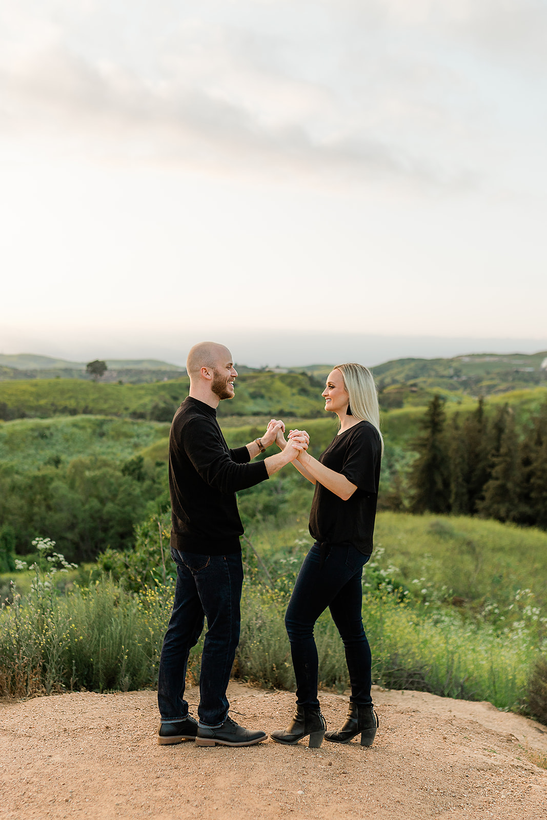 Beautiful Wildflower Engagement Session in Southern California.
Adventure wedding and elopement photography by Wildflower Photo Co.
