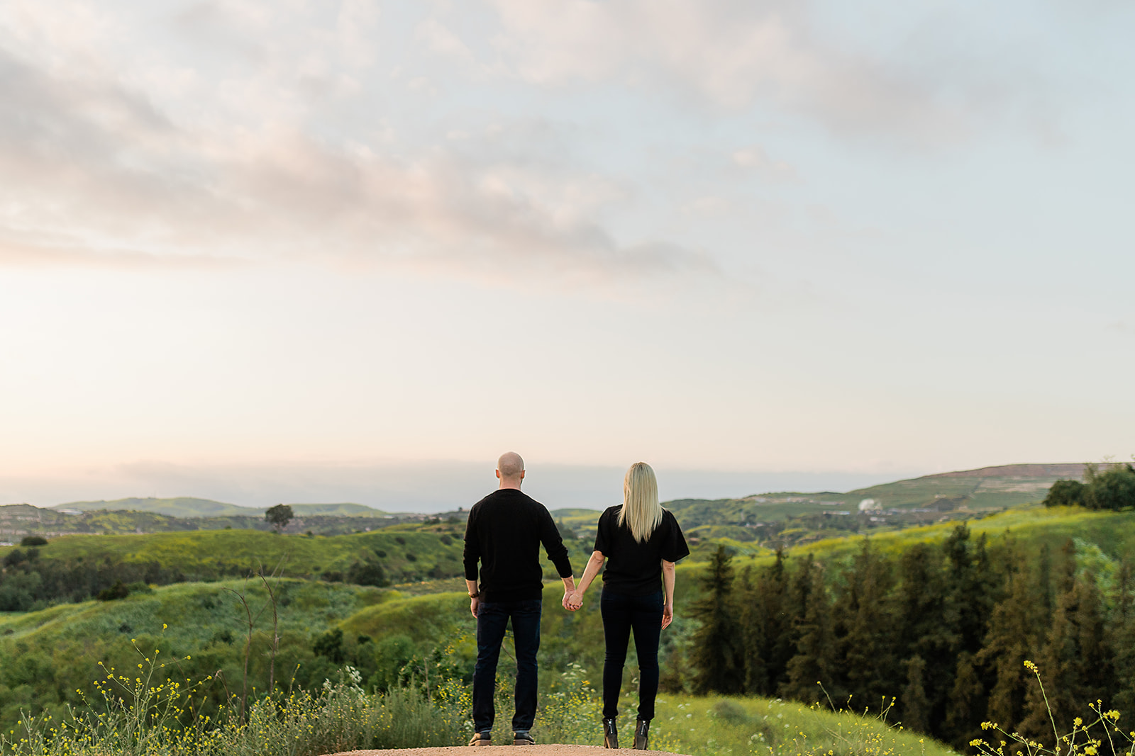 Beautiful Wildflower Engagement Session in Southern California.
Adventure wedding and elopement photography by Wildflower Photo Co.