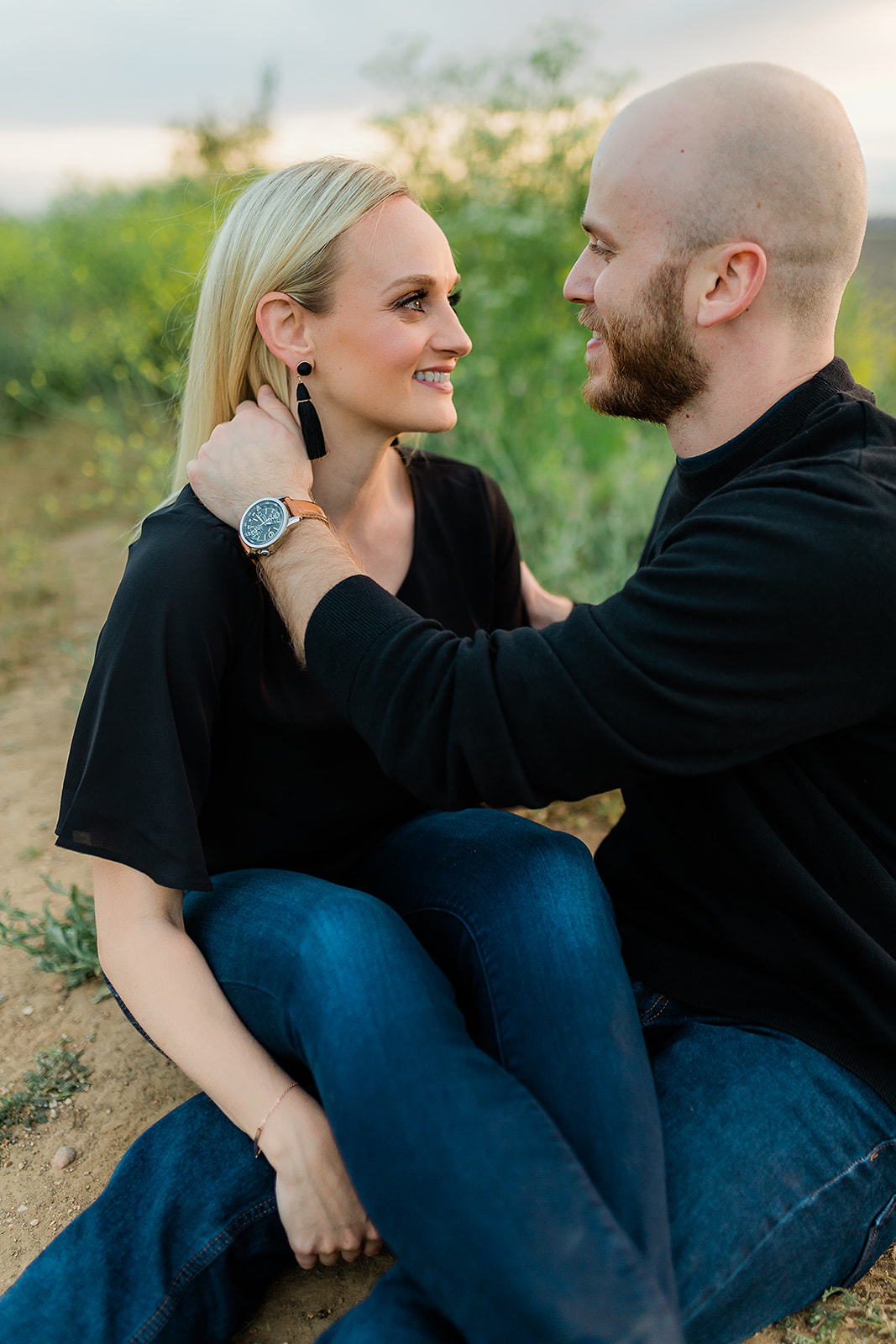 Beautiful Wildflower Engagement Session in Southern California.
Adventure wedding and elopement photography by Wildflower Photo Co.